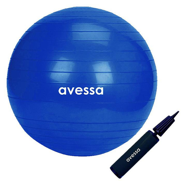 Avessa 55 CM Gri Pompalı Pilates Topu