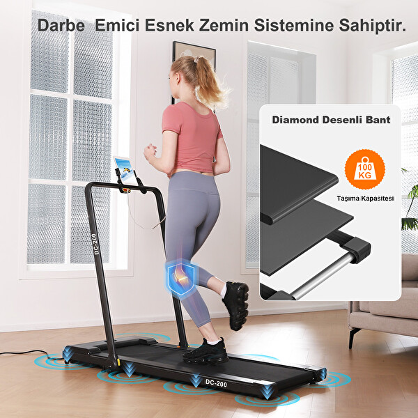 Ultima DC200 Siyah Koşu Bandı