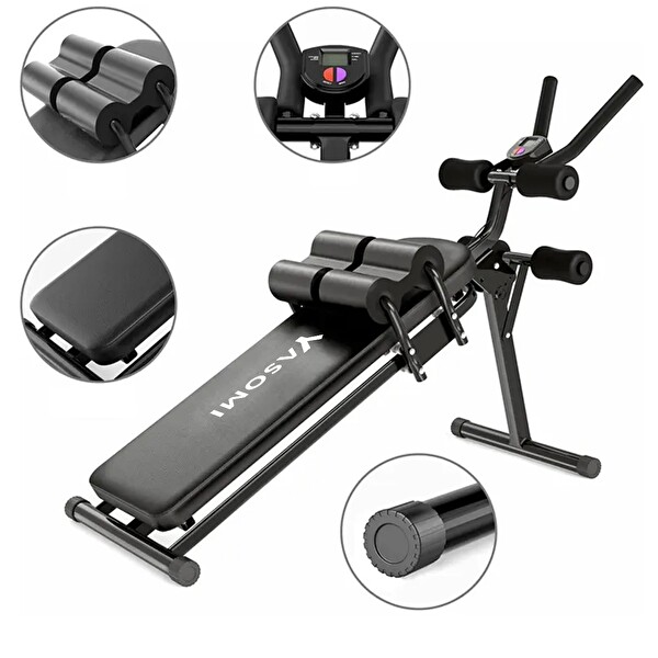 Yasomi YSM X-Fit 120 KG Kapasiteli Kalça ve Bel İnceltici Çok Fonksiyonlu Bench