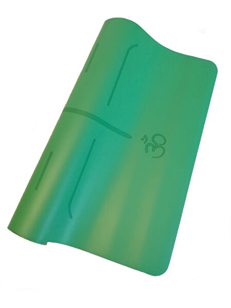Yogatime Rubber Laser Line 5 MM Yeşil Yoga Matı