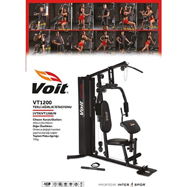 Voit VT1200 Homegym 2023 Ağırlık İstasyonu