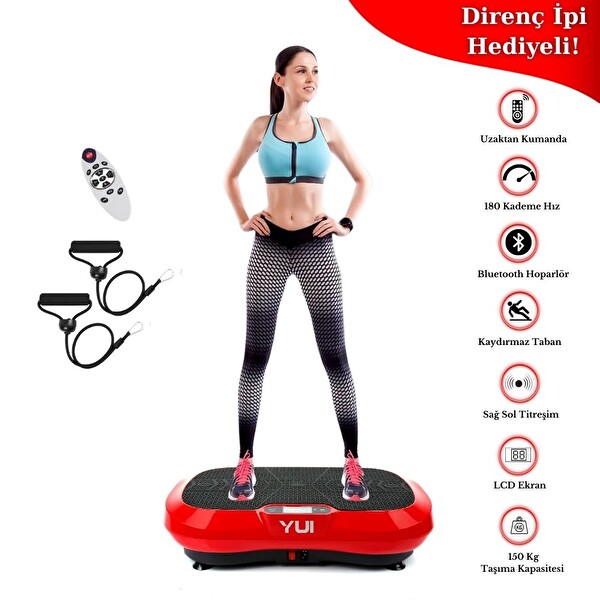 Yui VS5 Max 2D XXL Vibration Plate Hoparlör Kumandalı Yüksek Titreşimli Zayıflama Aleti