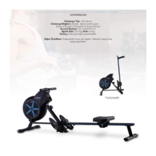 Dynamic RW100 Hava Dirençli Manyetik Kondisyon Küreği