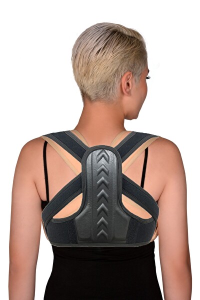 Next Craft Medikal Kadın Erkek Kamburluk Önleyici Sırt Omuz Destekli Dik Duruş Korsesi