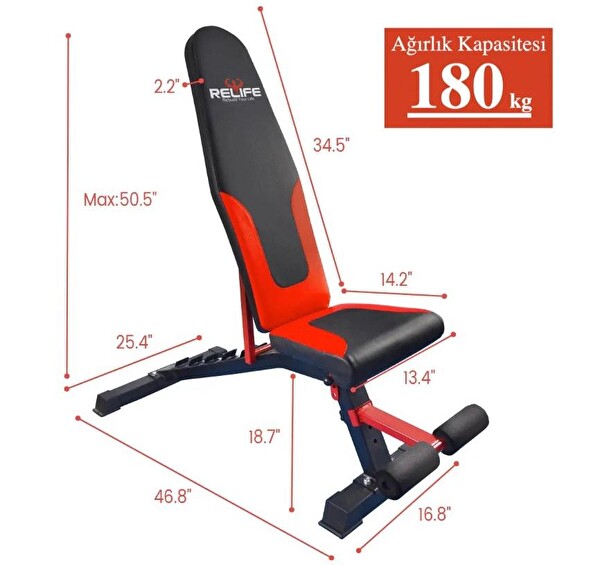 Relife WB-15023 Profesyonel Ağırlık Sehpası