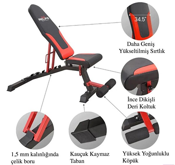 Relife WB-15023 Profesyonel Ağırlık Sehpası