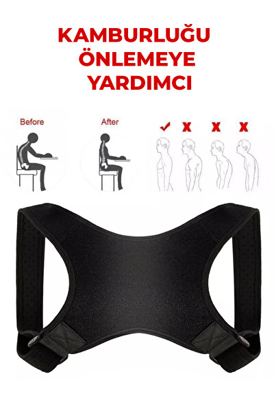 Pikas EX-105 Kadın Erkek Kamburluk Sırt Omuz Kifoz Dik Duruş Korsesi