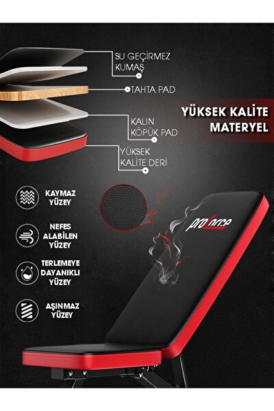 Proforce Versal Ayarlanabilir Katlanabilir Bench Sehpası