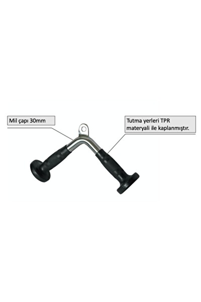 Proforce Triceps Bar Ergonomik Tutma Kolları