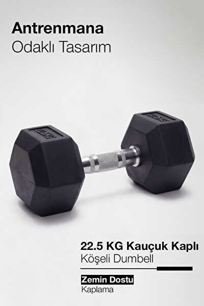 Proforce Çelik Ağırlık Metal Tutma Yerleri Tekli Dambıl 22.5 KG