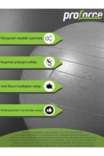 Proforce PLT 900 GR 55 CM Pilates Topu