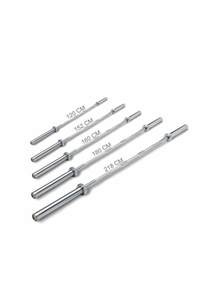 Proforce Olimpik 325 KG Taşıma Kapasiteli 180 CM Krom Kaplı Çelik Barfiks - Şınav Barı
