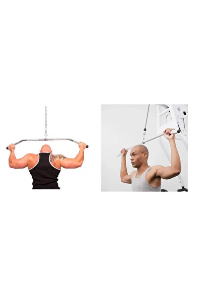 Proforce 117 Sırt - Göğüs Kasları İçin 120 CM Çelik Lat Barı - 4 KG