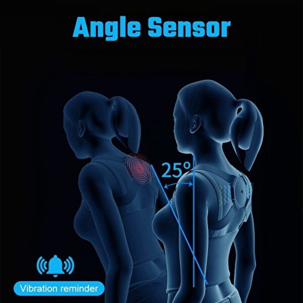 Evimdeyokyok Sensörlü Titreşimli Dik Duruş Korsesi