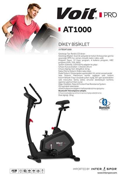 Voit Pro AT1000 Dikey Bisiklet