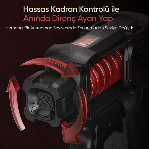 Valkyrie Ayarlanabilir El Kavrama Aleti 20–120 KG Dijital Sayaçlı Profesyonel Ön Kol - Bilek Güçlendirici