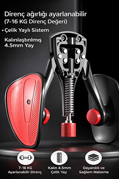 Valkyrie Ayarlanabilir Pelvik İç Bacak Kalça Basen Egzersiz Aleti 7-16 KG - Siyah