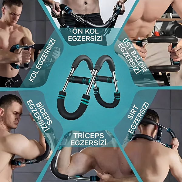 Valkyrie 3 Kademeli Ayarlanabilir Dirençli Çok Fonksiyonlu Egzersiz Aleti - Göğüs Kol Sırt Bacak Kas Biceps Triceps Geliştirici