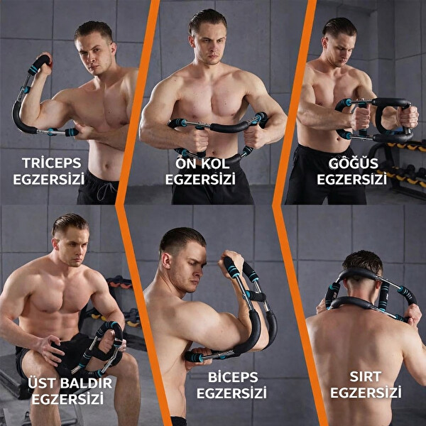 Valkyrie 3 Kademeli Ayarlanabilir Dirençli Çok Fonksiyonlu Egzersiz Aleti - Göğüs Kol Sırt Bacak Kas Biceps Triceps Geliştirici