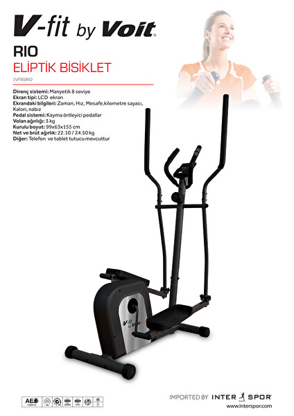 VFit By Voit Rio Eliptik Bisiklet
