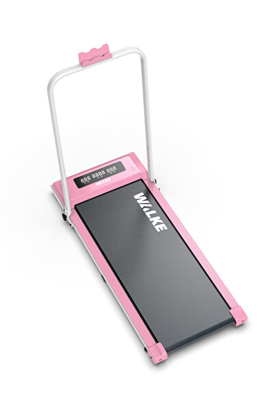 Walke W-Fit Pink Bluetoothlu Uygulama Destekli Uzaktan Kumandalı Koşu ve Yürüyüş Bandı Pembe