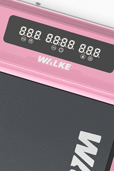 Walke W-Fit Pink Bluetoothlu Uygulama Destekli Uzaktan Kumandalı Koşu ve Yürüyüş Bandı Pembe