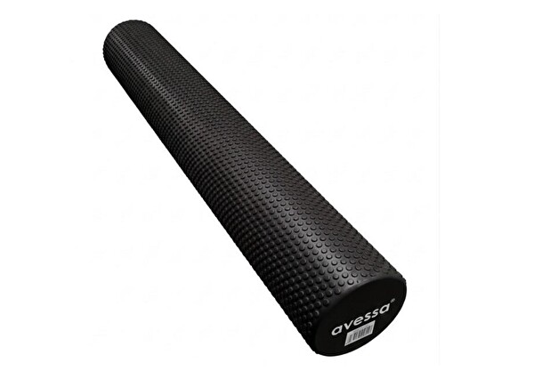 Avessa Afr Masajlı Uzun Foam Roller Siyah 90x15 CM