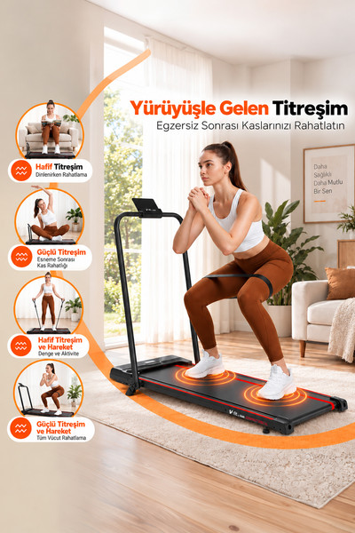 Voit V-Fit Compact Slim Vibe Titreşimli Koşu Bandı