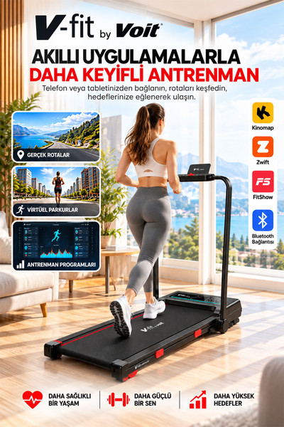 Voit Flow Katlanabilir Koşu Bandı