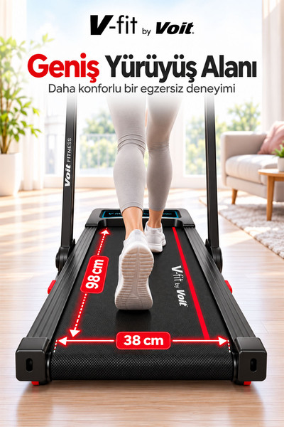 Voit Flow Katlanabilir Koşu Bandı