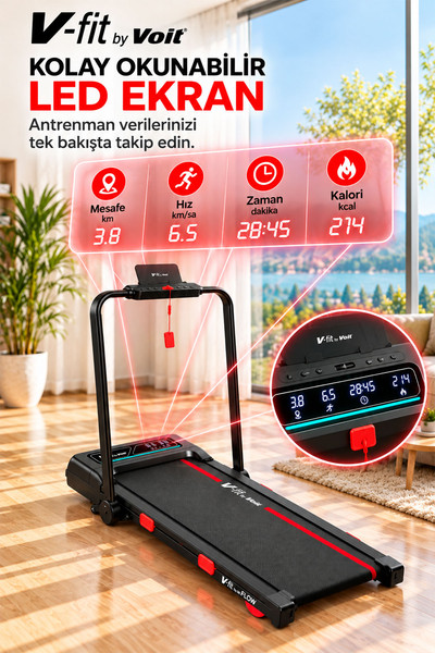 Voit Flow Katlanabilir Koşu Bandı