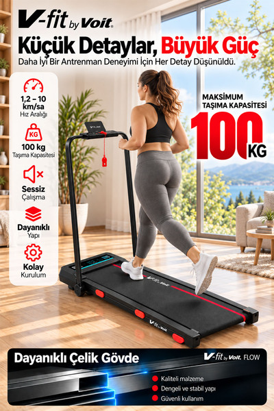 Voit Flow Katlanabilir Koşu Bandı