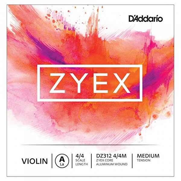 D'Addario DZ312 4/4M Zyex A Keman Teli (La)