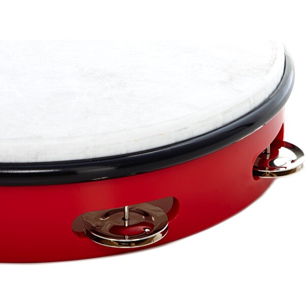 Nino NINO24R Abs Tambourine 10 Inch Jingle Drum