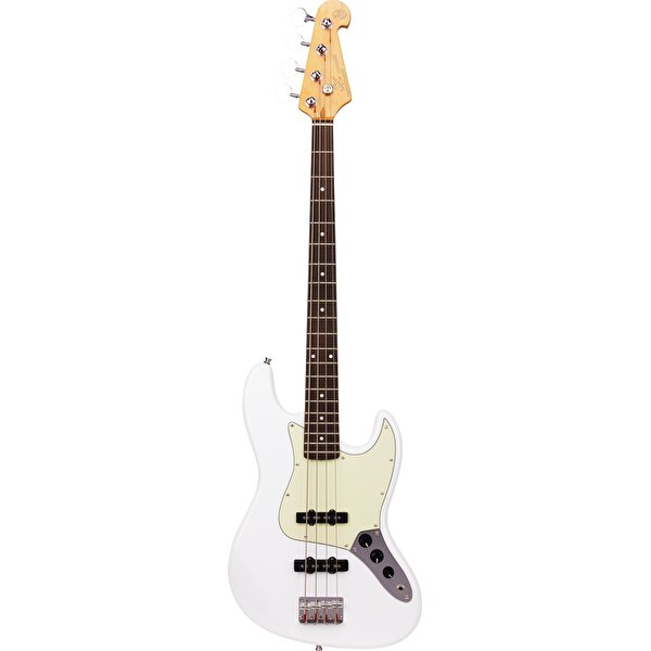 SX SX SJB62+/OWH Bas Gitar (Beyaz)