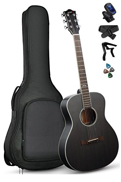 Midex Midex XC-250BK 4/4 Yetişkin Üst Segment Siyah Profesyonel Akustik Gitar