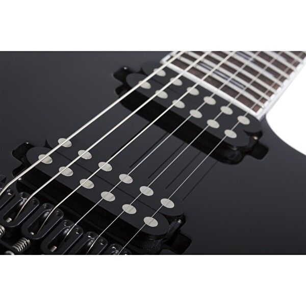 Schecter Reaper-6 Custom Parlak Siyah Elektro Gitar