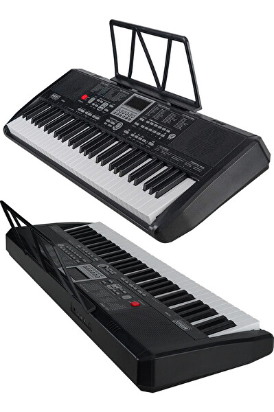 Midex PS-1800BK-H 61 Tuşlu Kaliteli Dijital Ekranlı Org (Kulaklık Çanta Notalık Adaptör Metod)