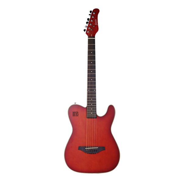 Fenix Fenix FT-22RD Kırmızı Elektro Akustik Gitar