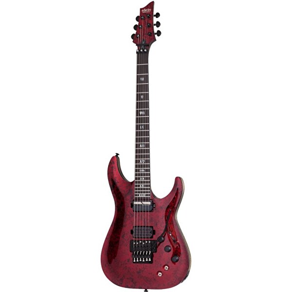 Schecter C-1 FR S Apocalypse Red Reign Elektro Gitar