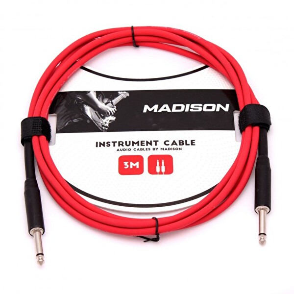 Madison 3 M Kırmızı Gitar Kablosu
