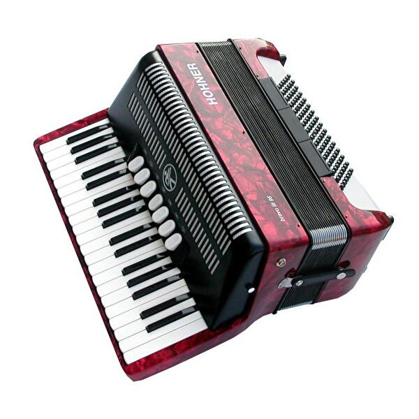 Hohner Bravo III 96 Kırmızı Akordiyon