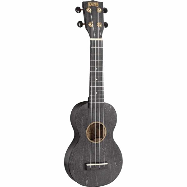 Mahalo MS1TBK Slimline Serisi Transparent Black Soprano Ukulele