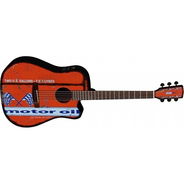 Cort Motor Oil 2 BKS Akustik Gitar