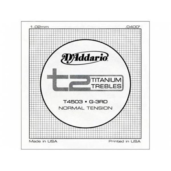 D'Addario T4503 Titanium Tek Klasik Gitar Teli