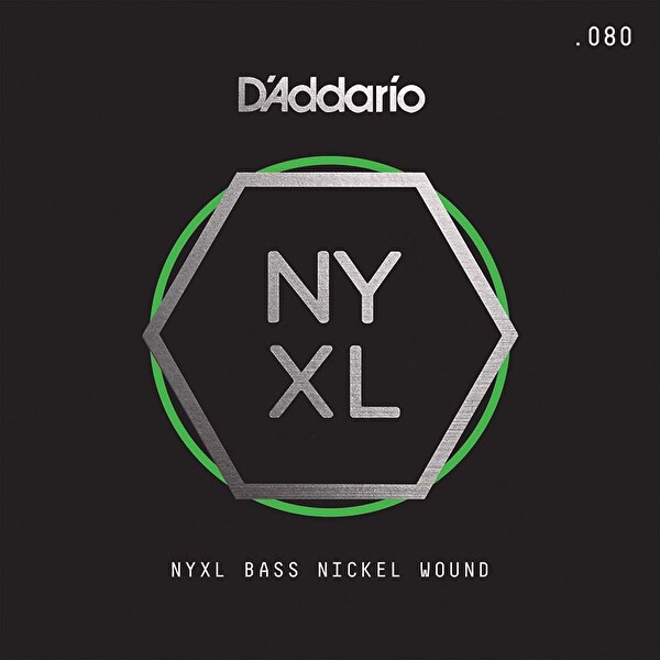 D'Addario NYXLB080 Tek Bas Gitar Teli