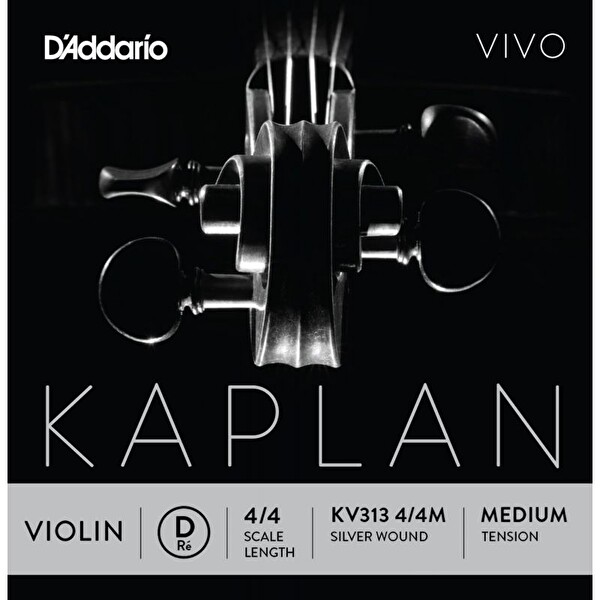 D'Addario KV313 Kaplan Vivo 4/4 Keman Teli