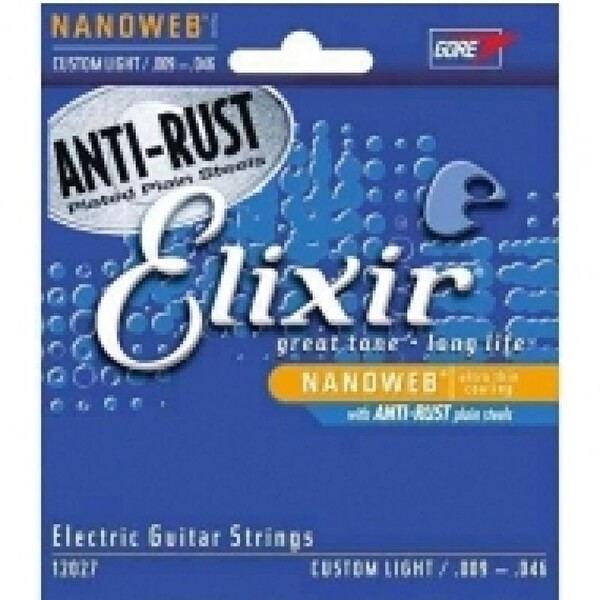 Elixir 12027 Nanoweb Custom Light Elektro Gitar Teli 9-46
