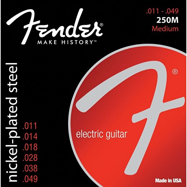 Fender
										Fender Super 250 NPS 250M 11-49 Elektro Gitar Teli