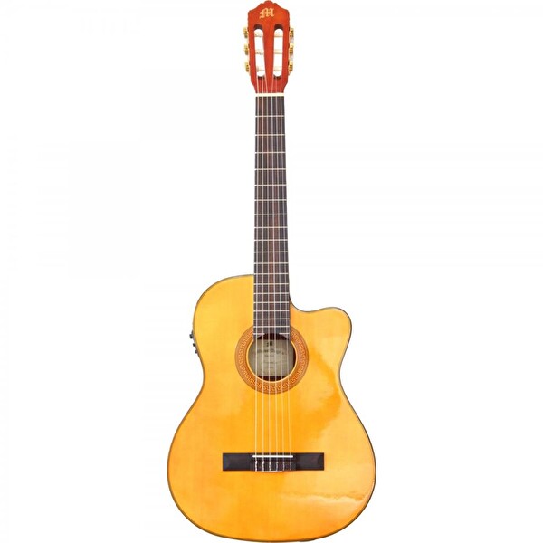 Miguel Angela MA5CE-N Naturel Elektro Klasik Gitar (Kılıf ve Pena)